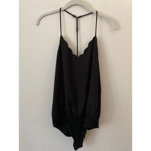 Calina Scallop Detail Bodysuit